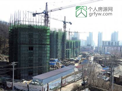 丹東鐵礦溝棚戶改造工程施工現場