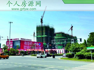 衢州新城吾悅廣場項目商業主體區塊將封頂