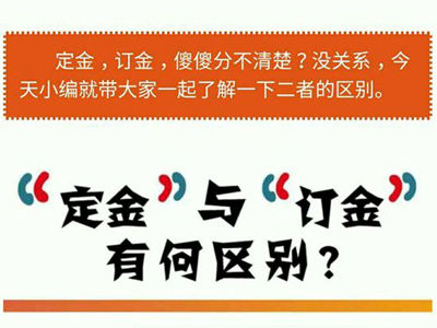 預付款是訂金還是定金
