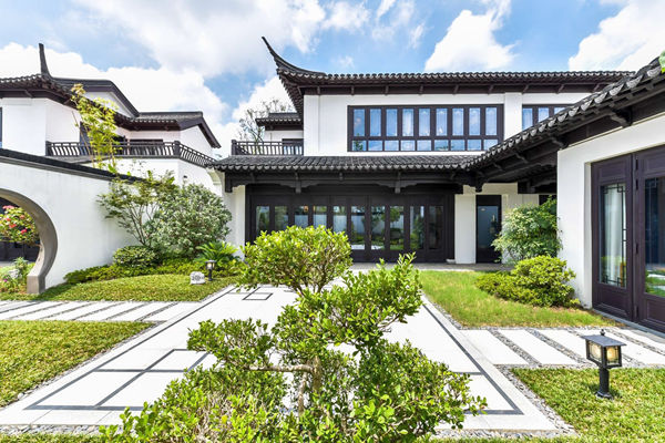 常州泰富江南印象園林院子