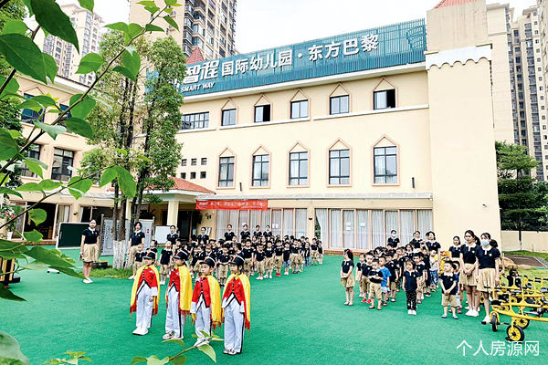 位于萬昌東方巴黎水岸的新智程高端幼兒園深受業主歡迎