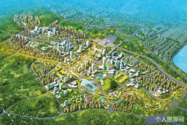 達州市馬踏洞城市設計概念效果圖